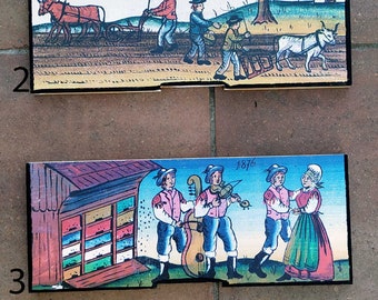 Painted Beehive Panel, Panneau Mariage Bois, Tannenhonig, Beehive Decor, Bienenstock, Free Shipping