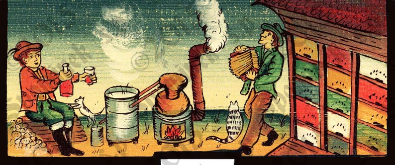 Distilling brandy image 0