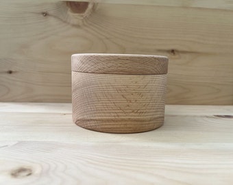 Wooden Salt Box, Handmade Salt Box, Salt Box With Pivoting Lid, Kitchen Salt Storage, Personalized Salt Box, Wooden Spice box