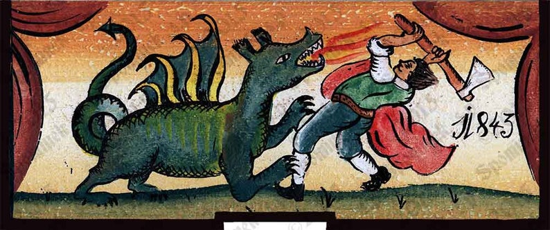 A fight with a dragon image 0