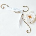 Wedding Dress Hanger Gold Vintage Style with Swivel Neck, Antique Wedding Gown Hanger, Vintage Bridal Hanger, Gold Bridal Hanger