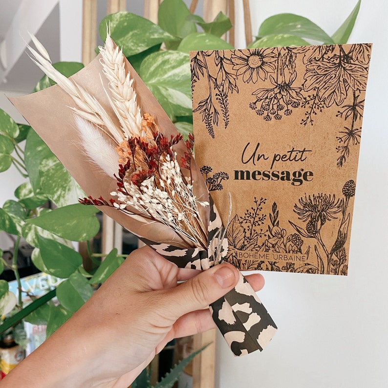 Box d'amour Bougie naturelle & bijou Cire de soja Fleurs séchées Coffret cadeau, cadeau anniversaire Boîte cadeau image 3