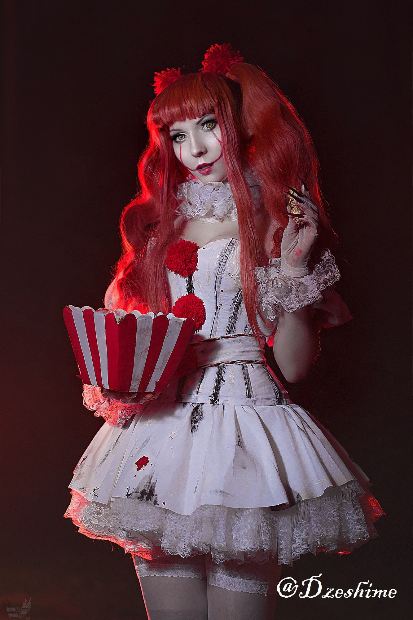 Sexy Pennywise Costumes
 y Girl Pennywise clown IT 2017 cosplay Dress Female Clown