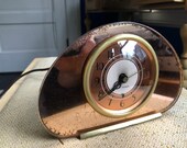 Vintage Seth Thomas Sequin - Peach Mirror Mantle Clock - Refurbished