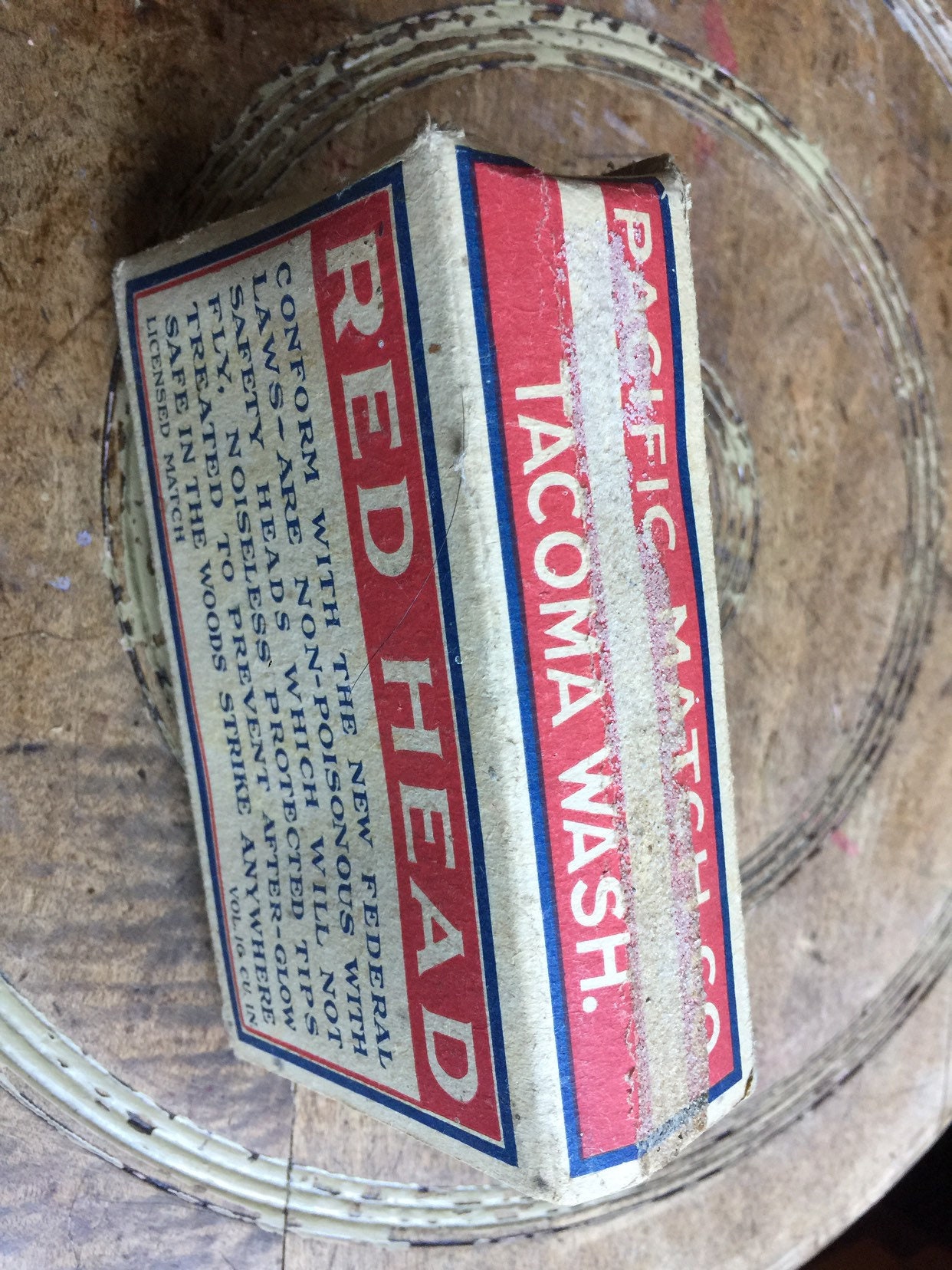 Rare Antique Matchbox Historic Unique Free Shipping | Etsy