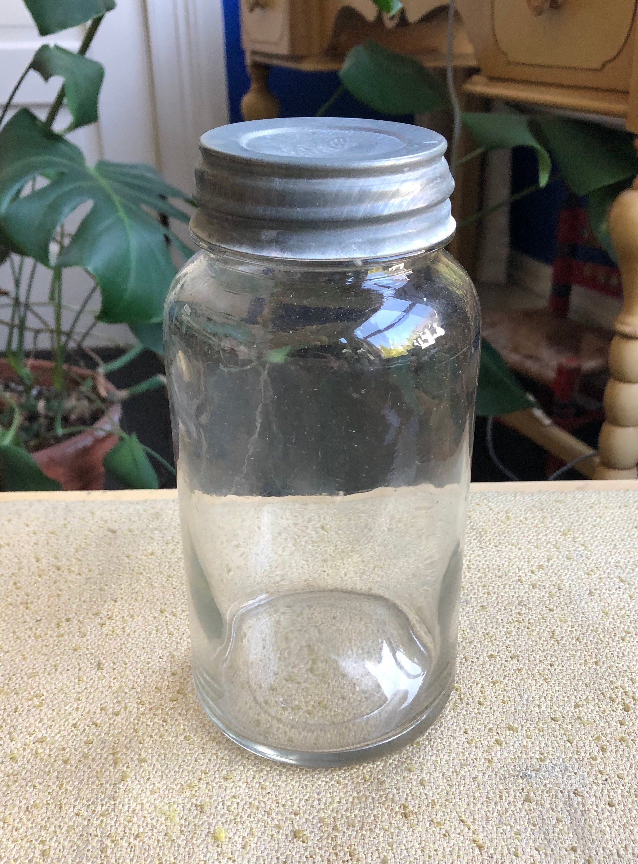 How to clean old dirty mason jars -easy method 100% clean 