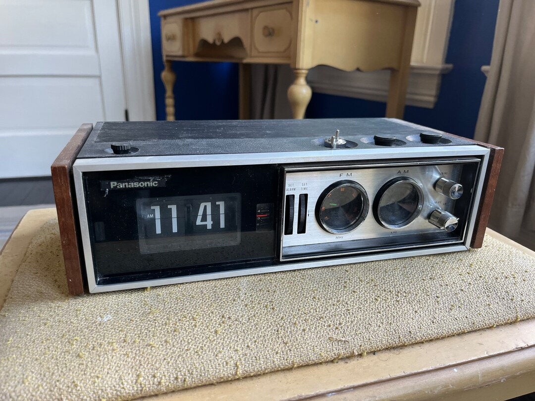 Vintage Panasonic Flip Clock RC7021 Works Great Please Read Etsy