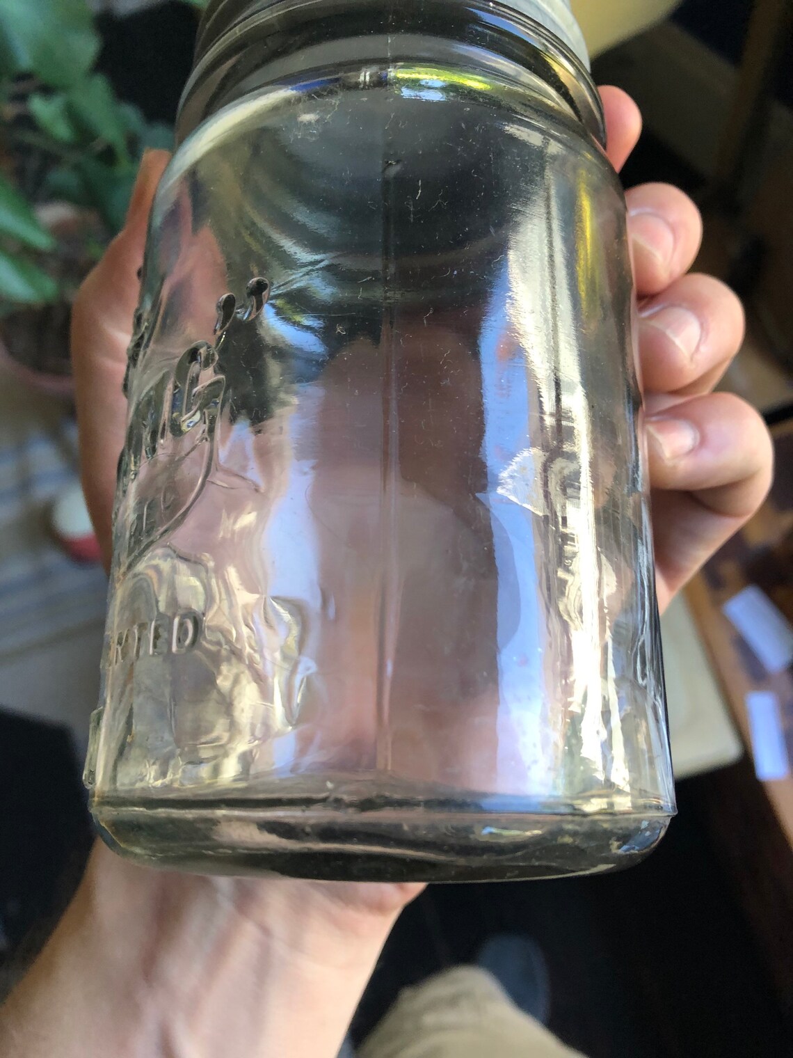 Rare Antique Kerr Mason Jar Self Sealing 1915 Patent Etsy