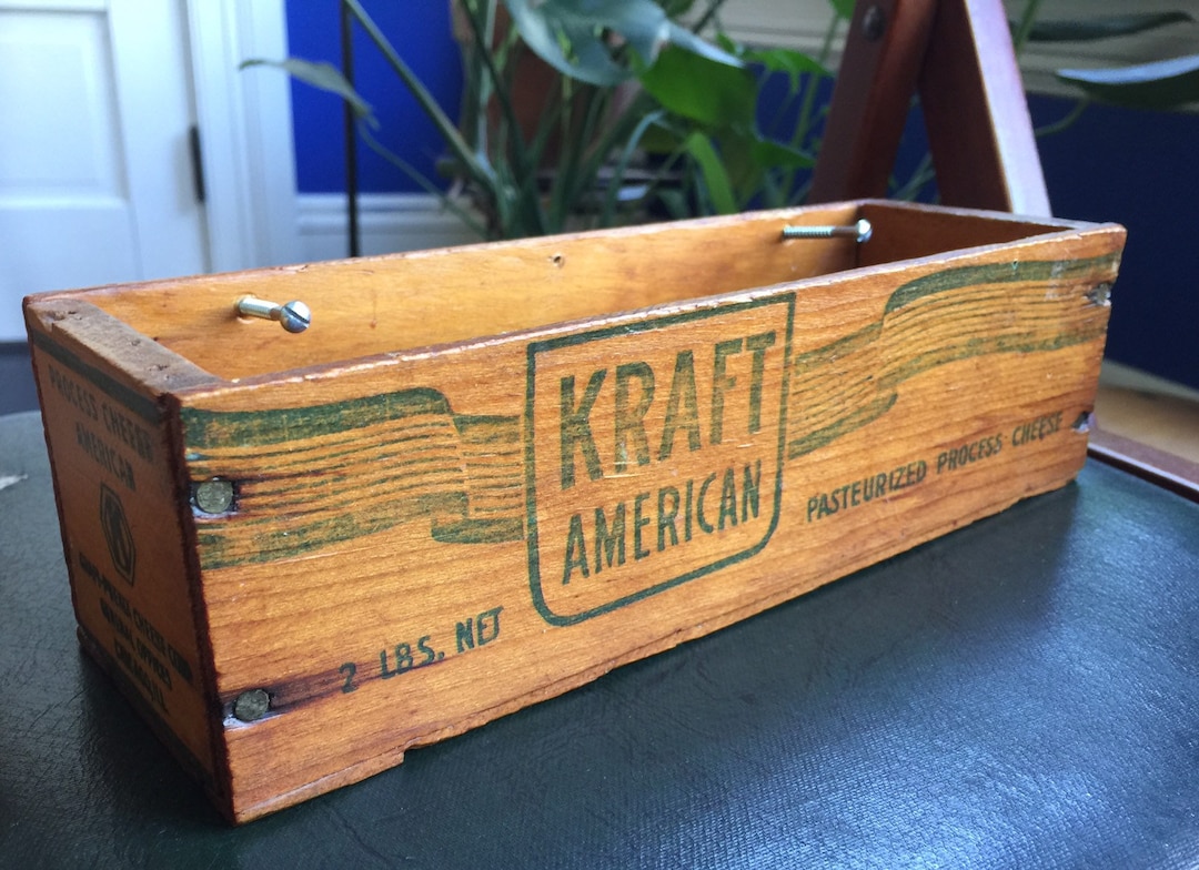 Vintage Kraft Phenix Cheese Box Free Shipping Etsy