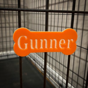 SMALL Personalized Name Plate for Pets Crate