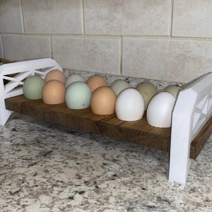 Rustic Countertop Egg Holder