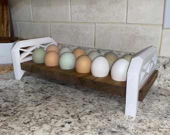 Rustic Countertop Egg Holder