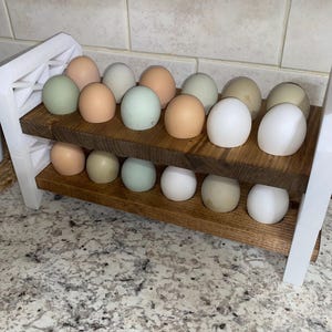 Rustic Countertop Egg Holder