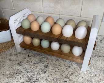 Rustic Countertop Egg Holder