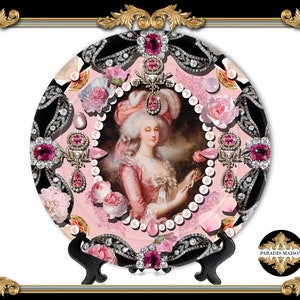 Assiette Marie-Antoinette en céramique image 5