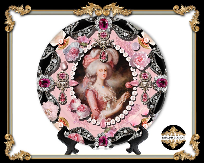 Assiette Marie-Antoinette en céramique image 5