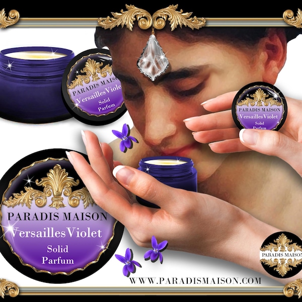 Violet Solid Perfume, Violet Flower Perfume, Violet Solid Perfume, Violet Hard Perfume