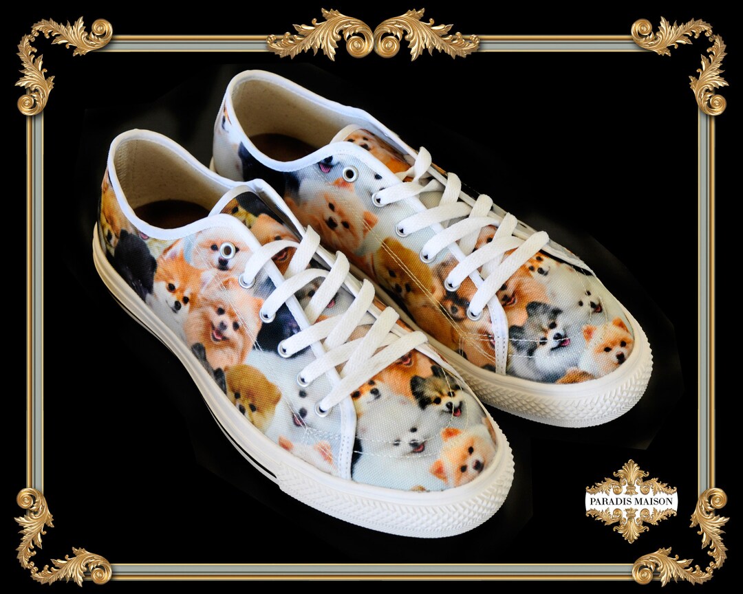 Pomeranian Puppy Shoes Pomeranian Dog Sneakers Pomeranian Etsy