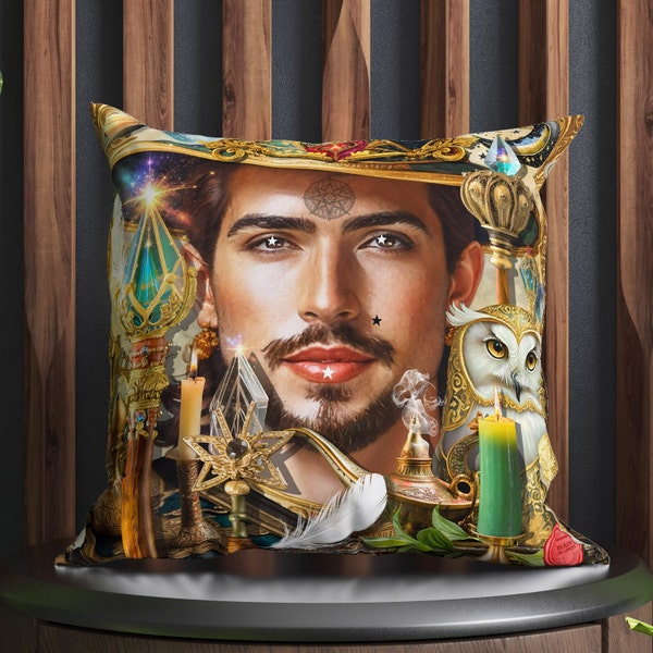 Warlock Throw Pillow Cover