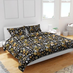 Celestial Duvet Cover: Sun, Moon & Stars Bedding