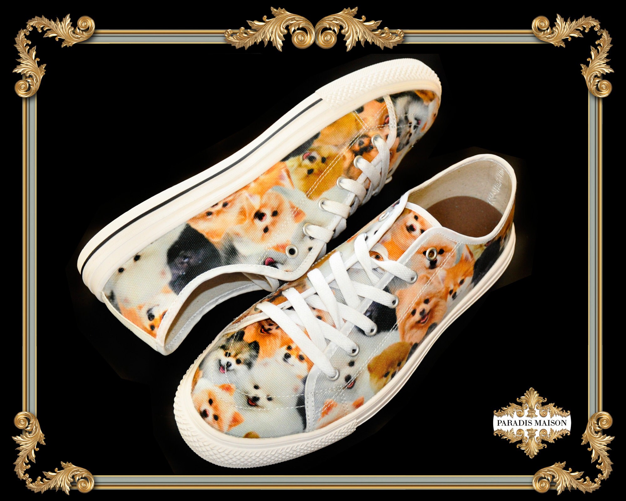 Pomeranian Puppy Shoes Pomeranian Dog Sneakers Pomeranian Etsy