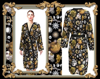 Celestial Bath Robe/ House Robe - Etsy UK