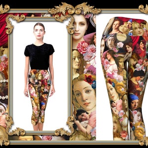 Botticelli Yoga Pants, Yoga Leggings