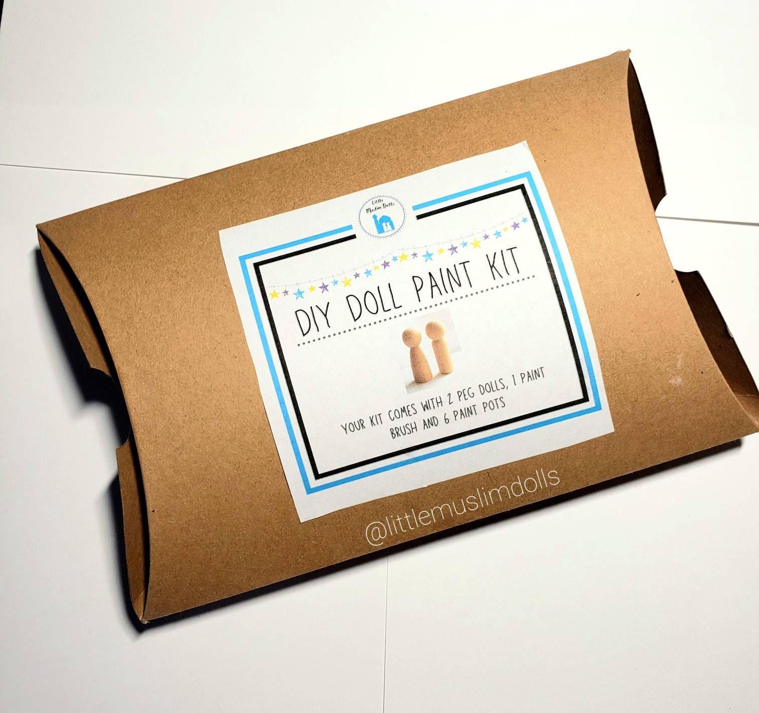 DIY Peg Doll Kit Paint It Yourself Do It Yourself Peg Doll Painting ...