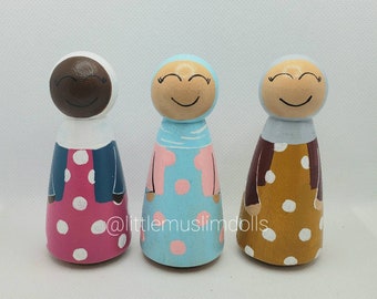 Polka dot Muslim Doll