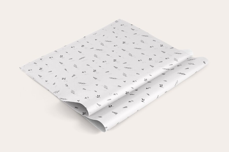 Tissue Paper Design Wrapping paper Branding Stationery Etsy