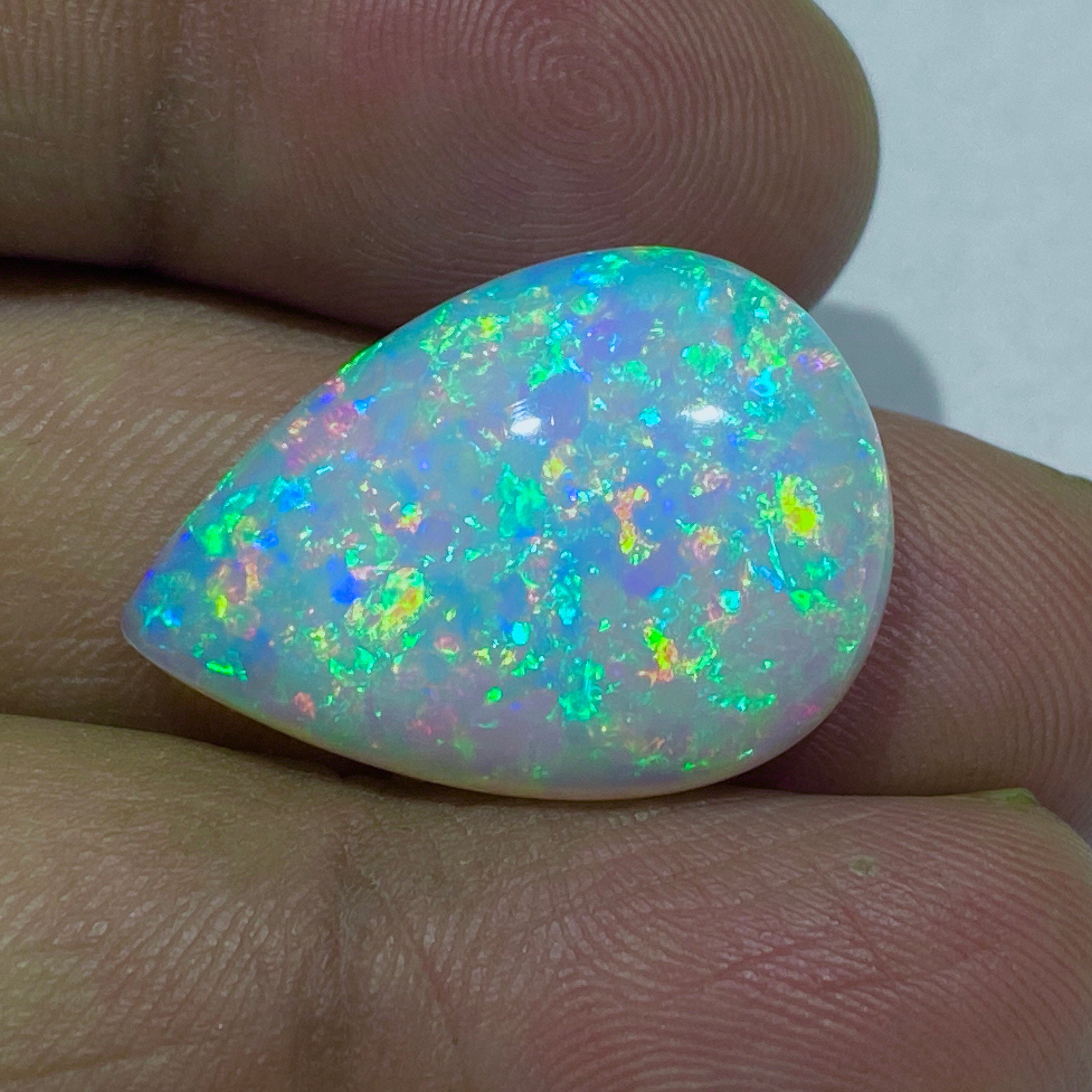 Natural Fire Opal 17x24x7.6MM Pear Top Rare Quality Cabochons | Etsy