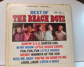 Best of The Beach boys vintage record album