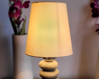 Pebble Stone Lamp Balanced Stone Showpiece Living Room Decor Housewarming gift Lamp