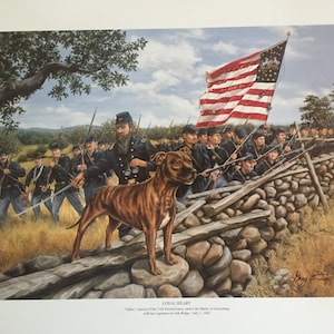 Loyal Heart, Civil War Art Print