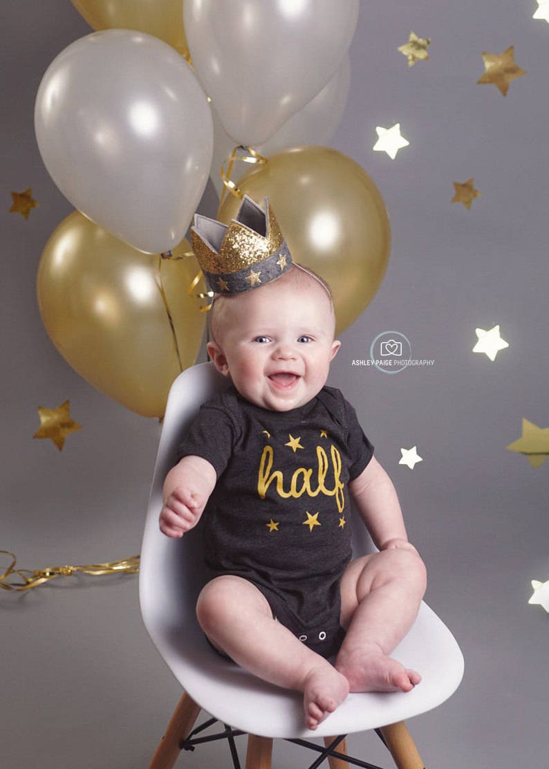 Twinkle Little Star Gold Crown for Baby Birthday Party Choose Any Color to Match Outfit for Cake Smash Photo Prop Pictures