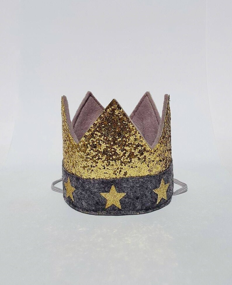Twinkle Little Star Gold Crown for Baby Birthday Party Choose Any Color to Match Outfit for Cake Smash Photo Prop Pictures