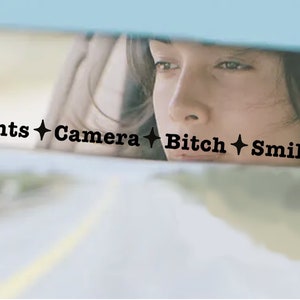 TTPD Decal, I can do with a broken heart, Lights, Camera, Bitch, Smile