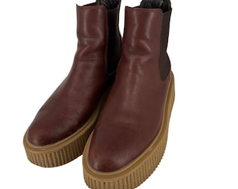 Marc O’Polo Chelsea Leather Platform Boots Womens EU 39 US 8-8.5