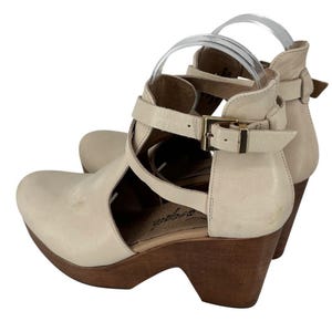 Free People Cedar Clog Blush Antique Leather Size 8.5 Boho Heels image 9