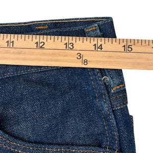 Jean Wrangler vintage des années 70, cowboy en denim rigide taille 31 image 7