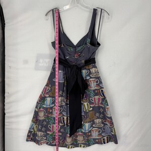 Floreat Sugar And Cream 100% Silk Dress Size 6 Anthropologie Coquette Artsy image 11