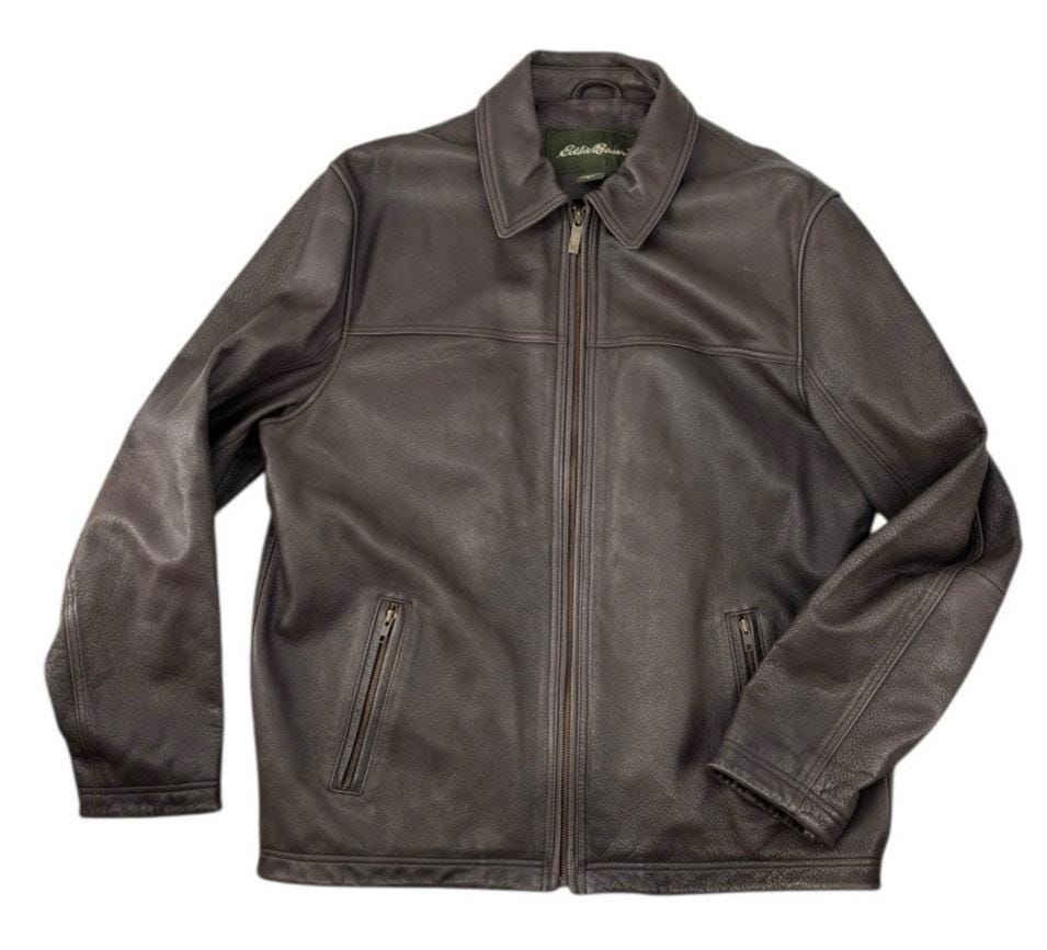 Dockers Leather Jacket - Etsy