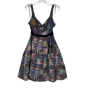 Floreat Sugar And Cream 100% Silk Dress Size 6 Anthropologie Coquette Artsy image 3