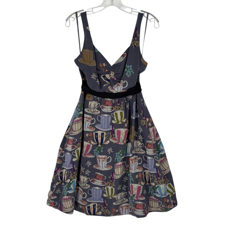 Floreat Sugar And Cream 100% Silk Dress Size 6 Anthropologie Coquette Artsy image 3