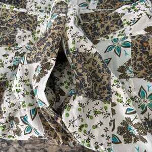 Anthropologie Raga Floral Patchwork Maxi Skirt XL Lined Tiered Ruffle Boho image 7