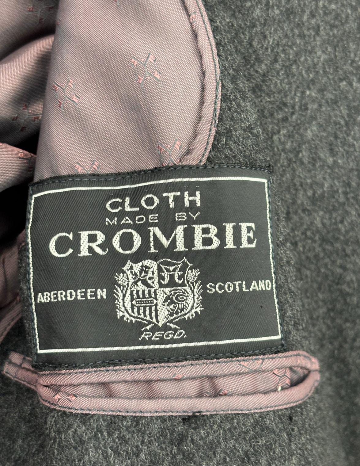 Vintage Cloth Made by Crombie Aberdeen Scotland Mens Overcoat Size