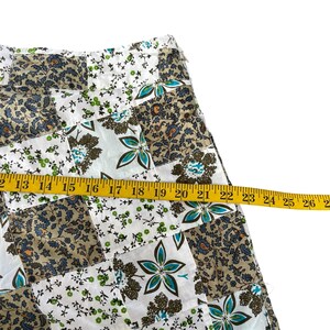 Anthropologie Raga Floral Patchwork Maxi Skirt XL Lined Tiered Ruffle Boho image 9