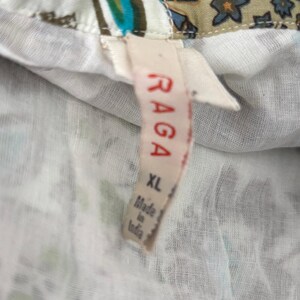 Anthropologie Raga Floral Patchwork Maxi Skirt XL Lined Tiered Ruffle Boho image 11