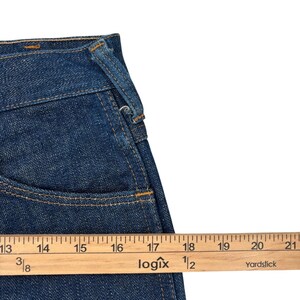Jean Wrangler vintage des années 70, cowboy en denim rigide taille 31 image 8