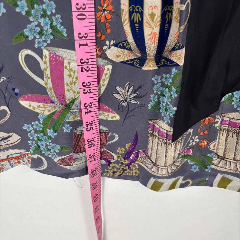 Floreat Sugar And Cream 100% Silk Dress Size 6 Anthropologie Coquette Artsy image 12